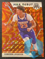 2019-20 Panini Mosaic NBA Debut RED REACTIVE PRIZM Rookie #265 Cameron Johnson